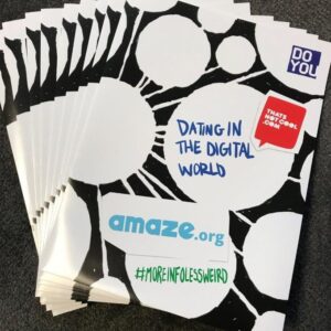 A stack of folders fanned out. The folders have a black background with white circles connected by thin, white lines. In the upper right hand corner is the DO YOU logo with blue square background and DO YOU in white letters.